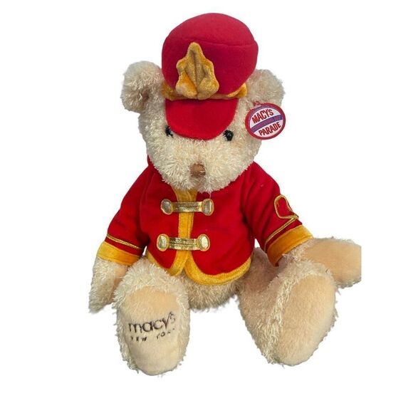 Gund 2009 Macy New York 16" Plush Bear Macy's Parade with Tag - Picture 1 of 4